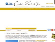 Tablet Screenshot of cortemaderainn.com